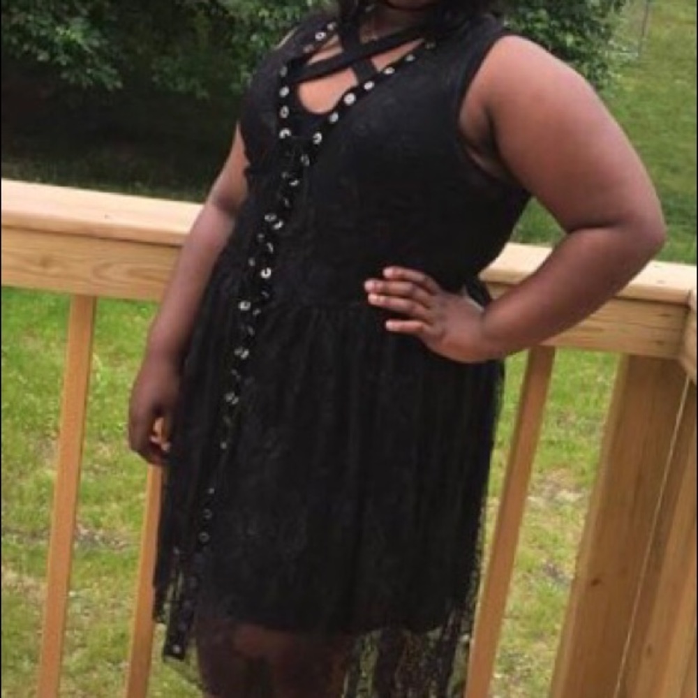 Black dress combo
